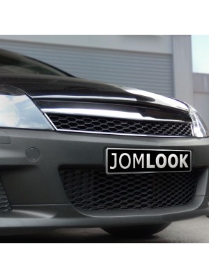 Grila sport JOM,  Sport Look, Opel Astra H 3 usi Bj. 05-07, crom / neagra (6320030MCE) - Grila sport